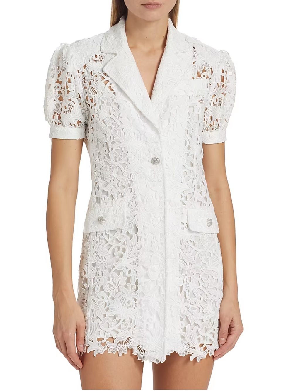 Generation Love Neira Guipure
Lace Blazer Minidress